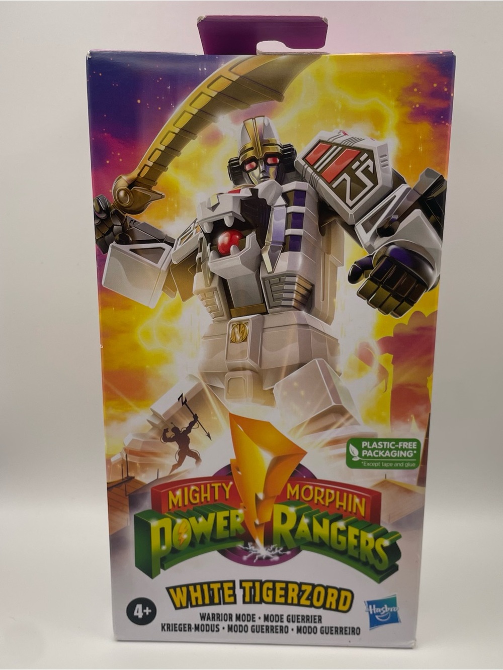 Mighty Morphin Power Rangers White Tigerzord Action Figure
